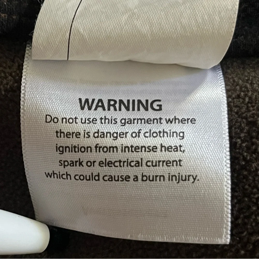 Carhartt‎ 102199 Crowley Jacket Men Small Brown Water Repellent Zip Pocket Nylon - Picture 14 of 16